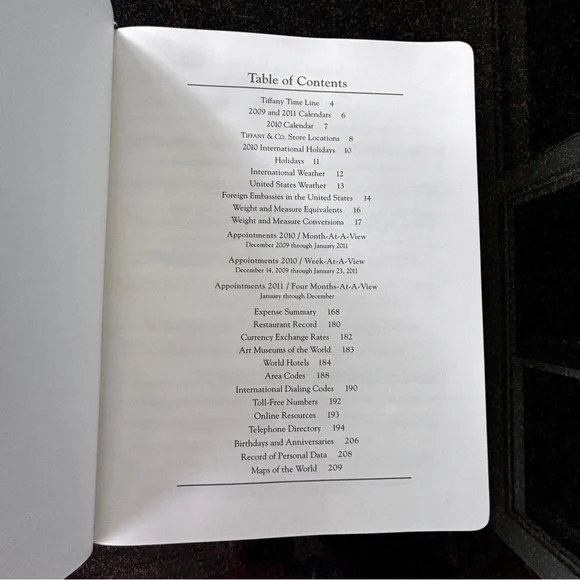 Tiffany & Co. Blue 2010 planner with box never used nostalgia luxury - Picture 9 of 11